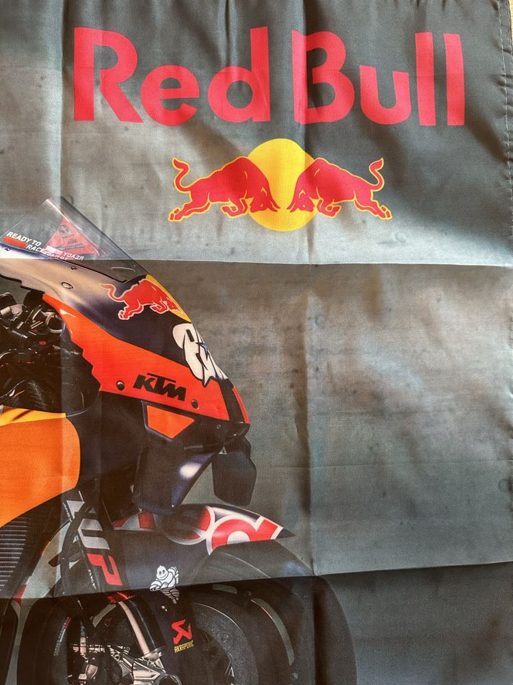 Flaga Red Bull Racing / Moto pokoj garaz wystroj