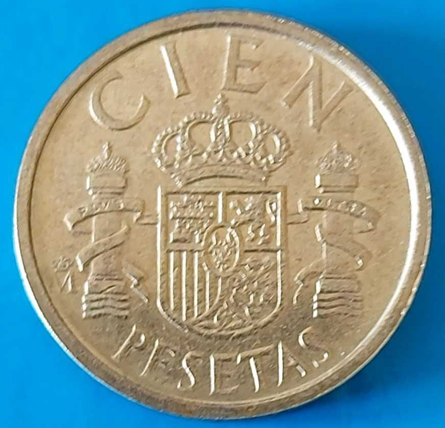 100 Pesetas de 1984, Espanha, Rei Juan Carlos I