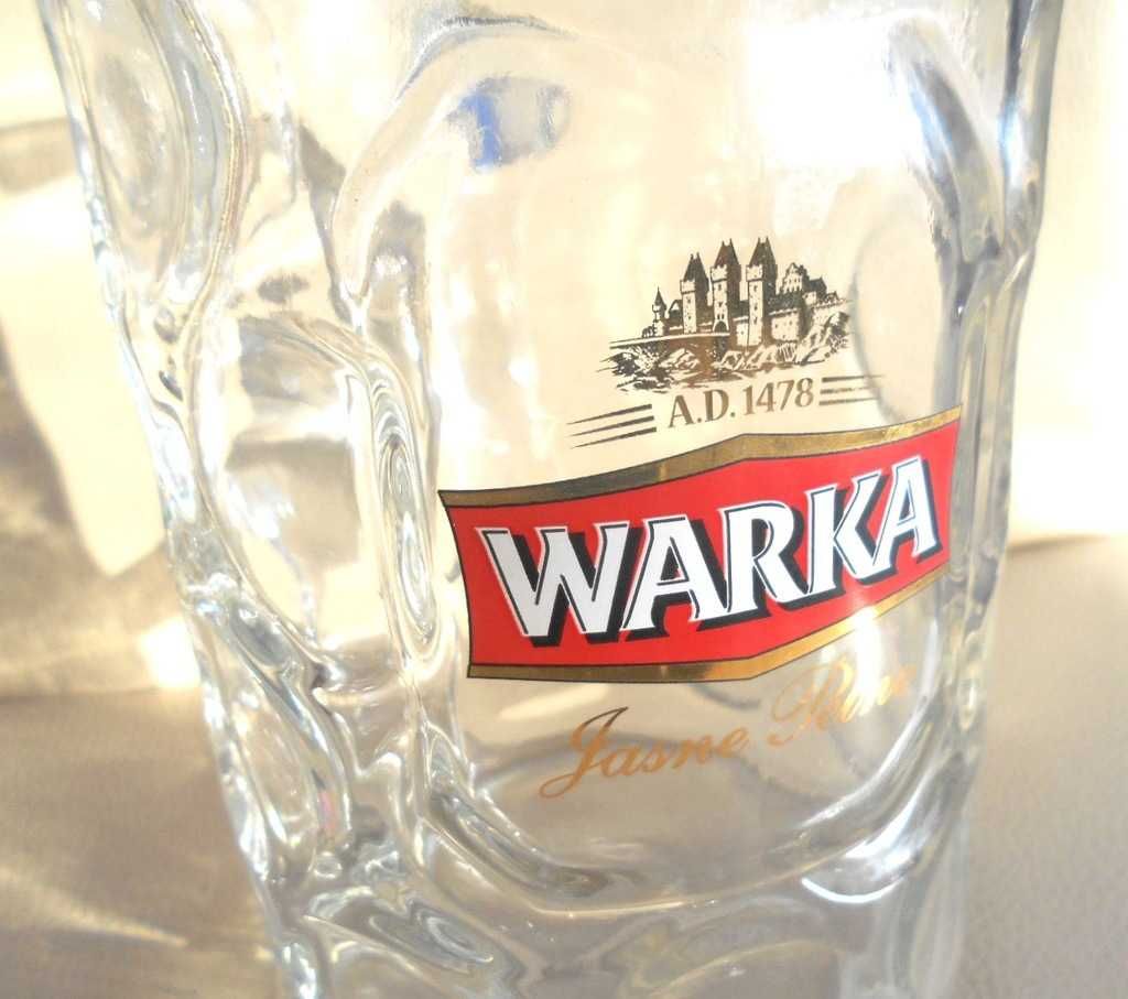 kufel do piwa warka 1000ml 1litr
