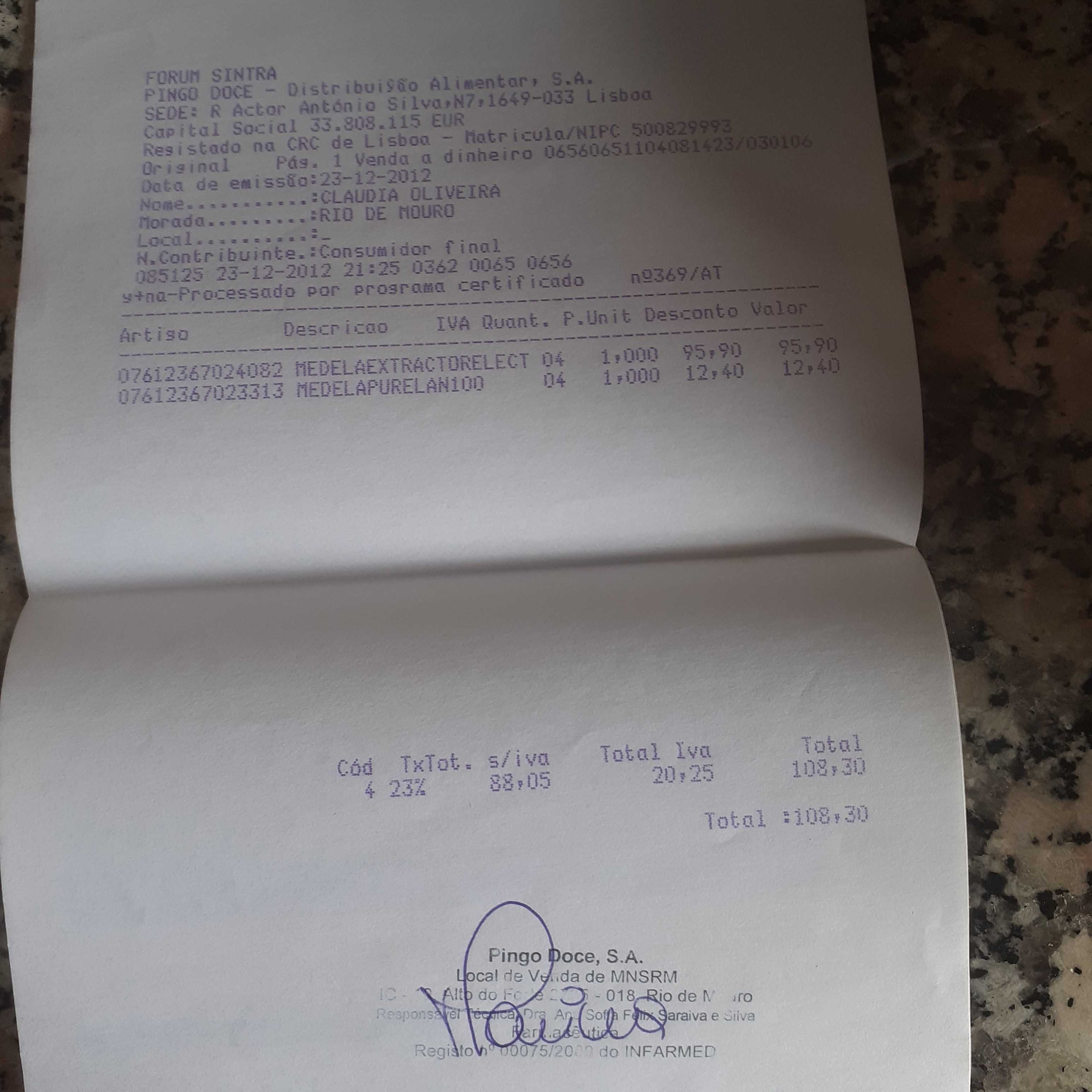 Bomba de tirar leite Medela mini eletric