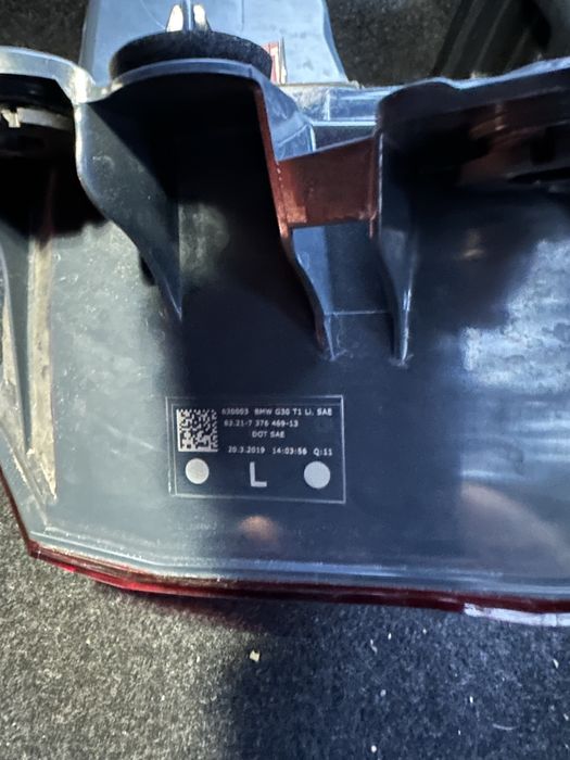 Задні фонарі BMW G30 Америка (дорест)