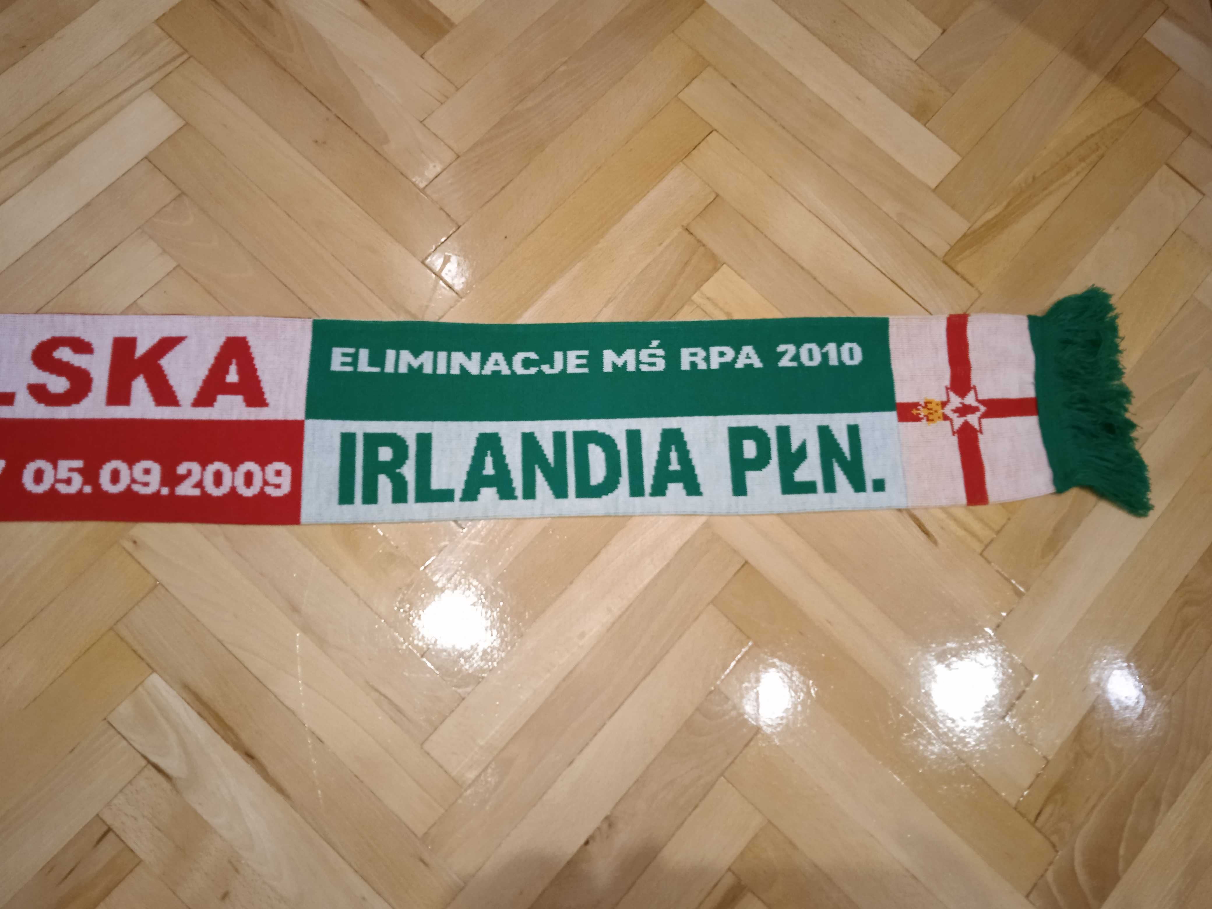 szalik Polska -Irlandia Płn 5.09.2009.