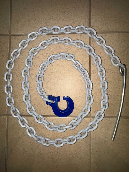 Łańcuch zrywkowy PEWAG FLEX 8mm, 2.5m, z hakiem KSRV i szpilką