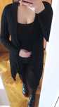 Czarny asymetryczny sweter Dunnes S/M
