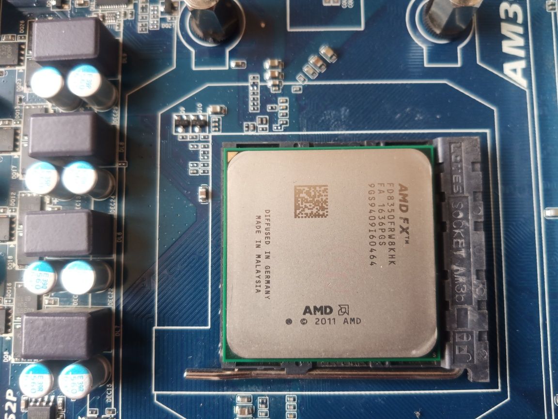 FX 8350 DDR3 8 ГБ гудрам материнка dual BIOS