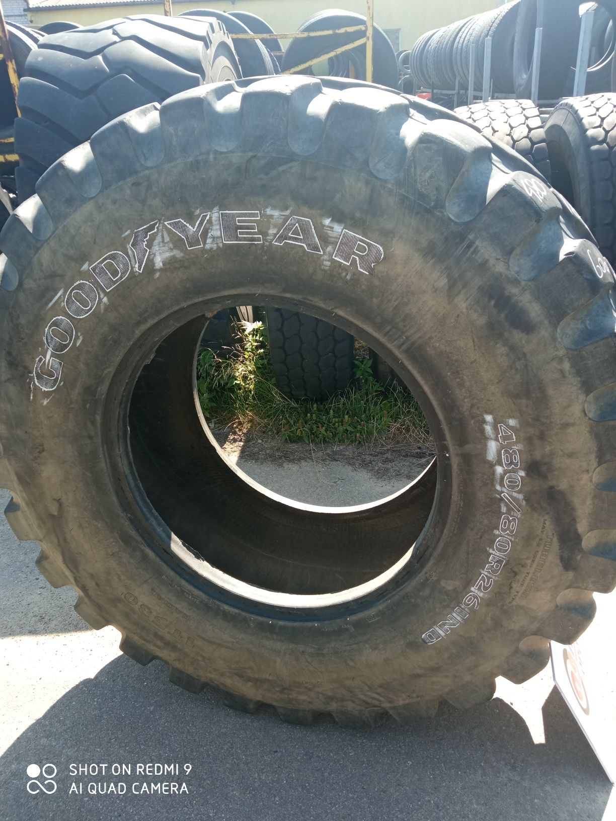 480/80R26 Goodyear Opona rolnicza przemysłowa używana
