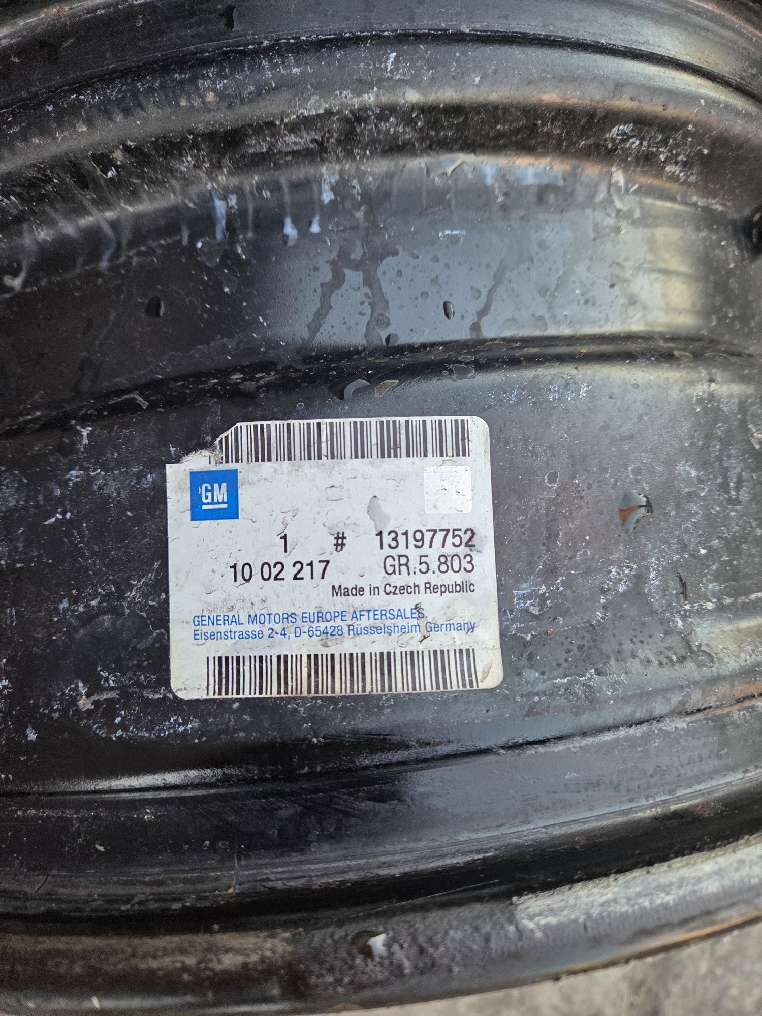 Оригінальні стальні диски r15, 5×110, Opel Omega,Vectra, Astra, Zafira