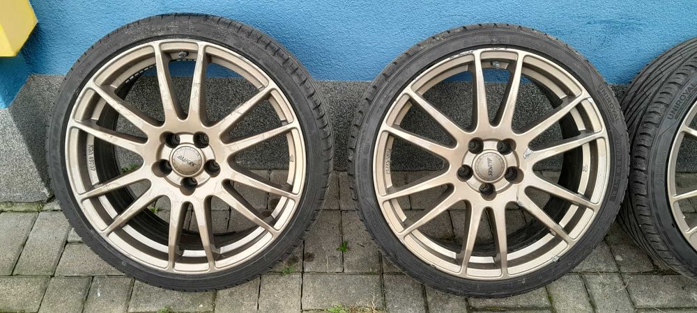 komplet koł alutec monstr bronze 7,5J x 18 5x100 + opony 215/35/R18