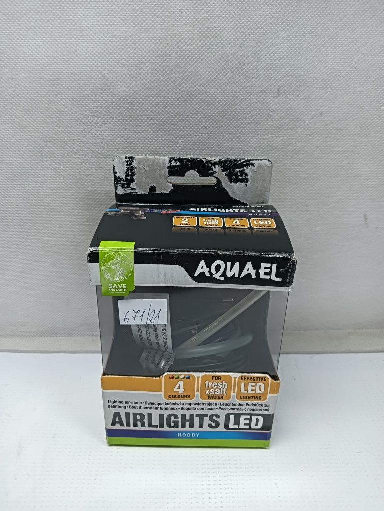 AQUAEL Końcówka Napowietrzająca AIRLIGHTS z oświetleniem LED
