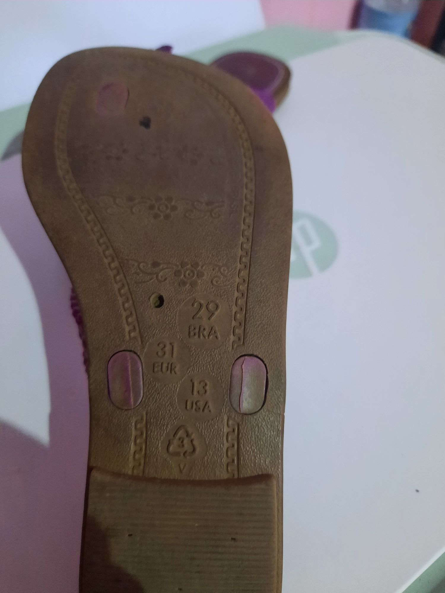 Chinelo meter o dedo 31 Barbie