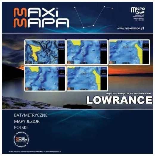 MaxiMapa Cała Polska - Lowrance, Simrad, B&G