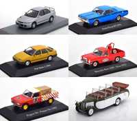 Mitsubishi Lancer, Dodge, Ford, Mercedes, Peugeot 504, Citroen 1:43