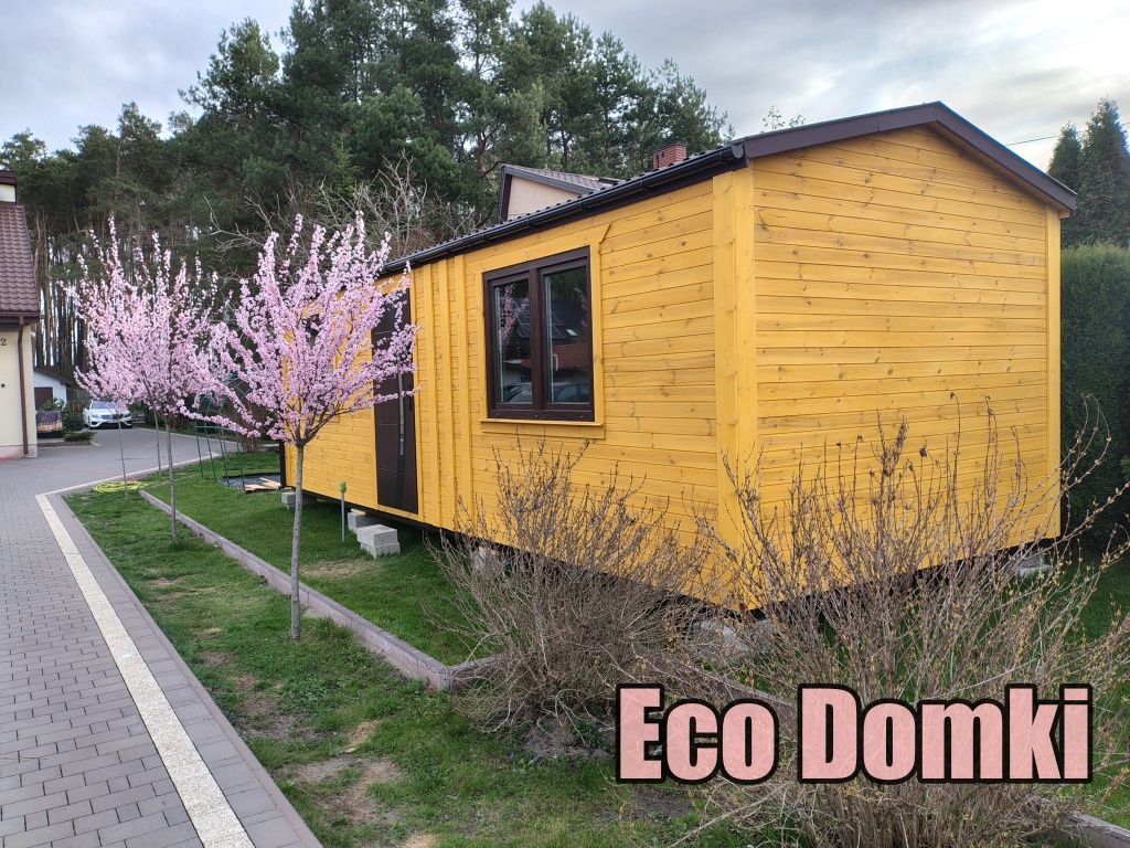 Domek drewniany letniskowy 8x3.2 Parszów Stąporków  Dziurów Końskie