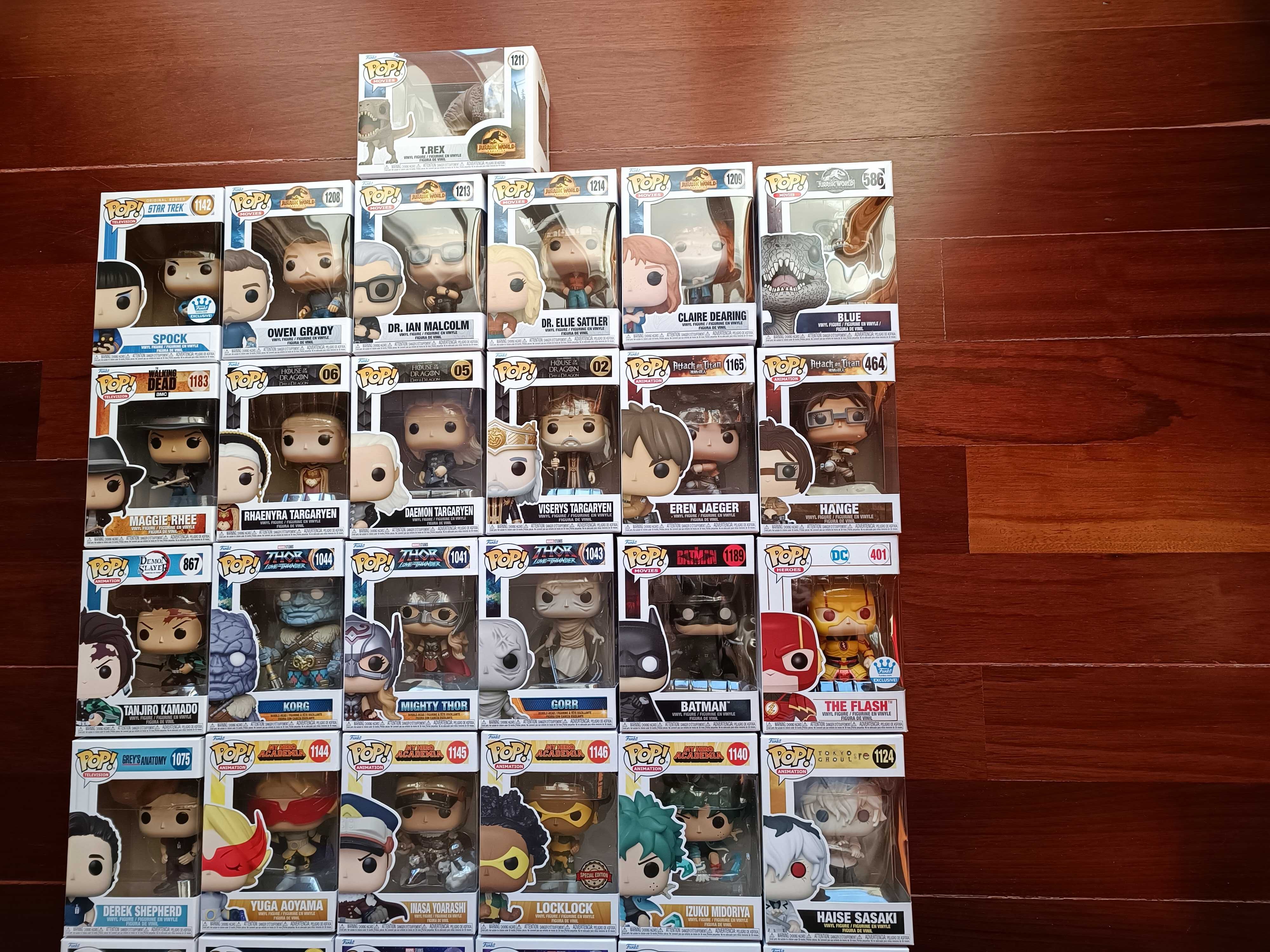 Conjunto Funko Pop variados