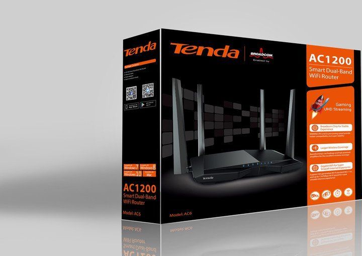 Router Tenda AC6 802.11ac (Wi-Fi 5)