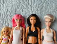 Barbie Lalki Hybrydy mix MTM, Fashionistas, Looks, Chelsea