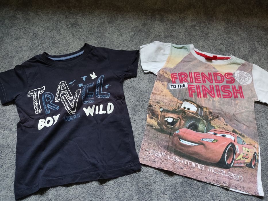 T-shirty chłopięce Krótkie koszulki dla chłopców 104 cm 5 sztuki