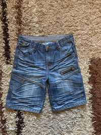 Шорты джинсы  для мальчика 8 лет 10 лет  джинсовые  бриджи