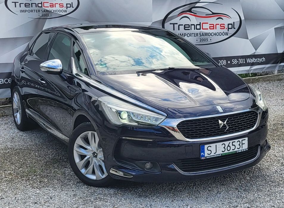 Citroën DS5 1.6 hdi bezwypadkowy Gwarancja ZAREJESTROWANY