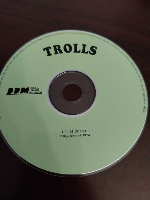 CD jogo Trolls, videogame, computador