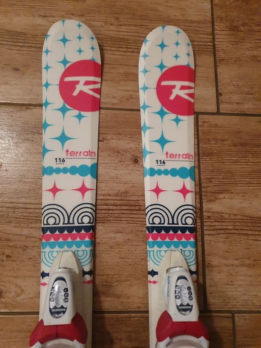 Zestaw narty 116 i buty narciarskie 225mm (34)