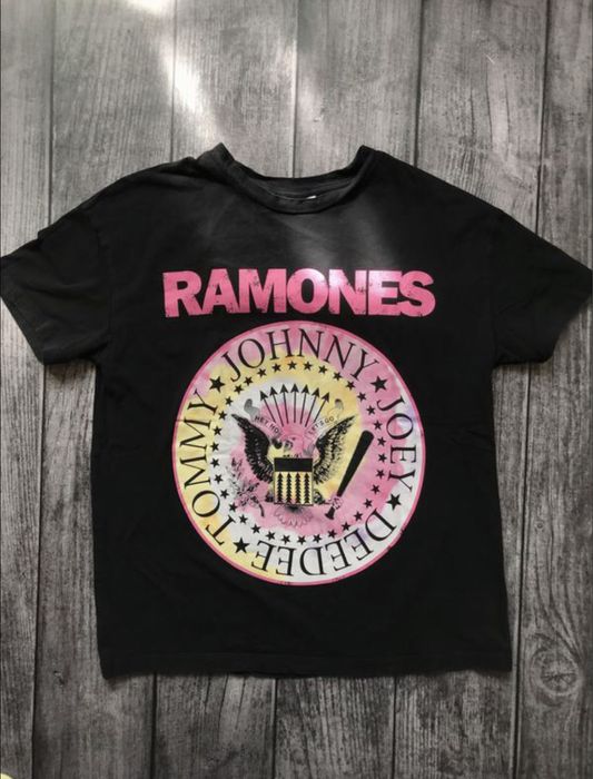 Чорна футболка мерч Ramones
