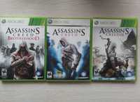 Три гри  Assassins  Creed Xbox 360 NTSC