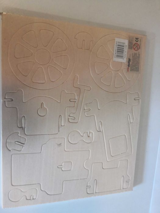 Puzzle Samochód , drewniane, 3 wymiarowe