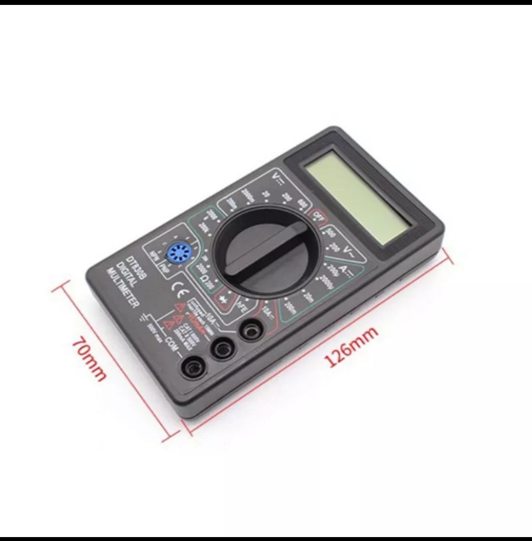 Мультиметр тестер ручний DT830d
