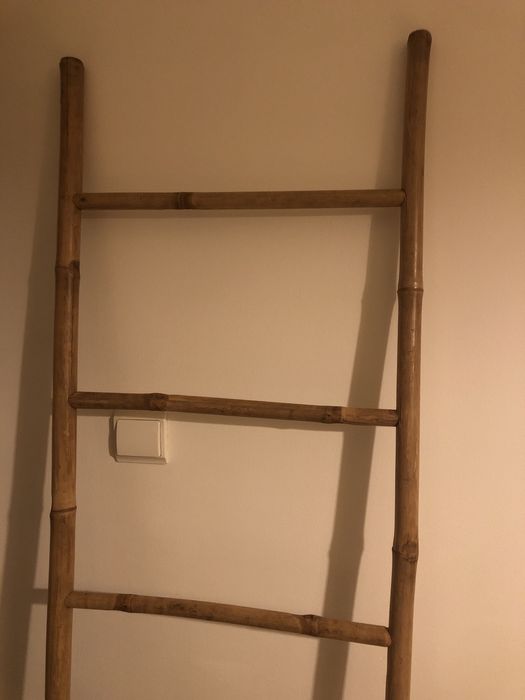 Escada de bambu decoração