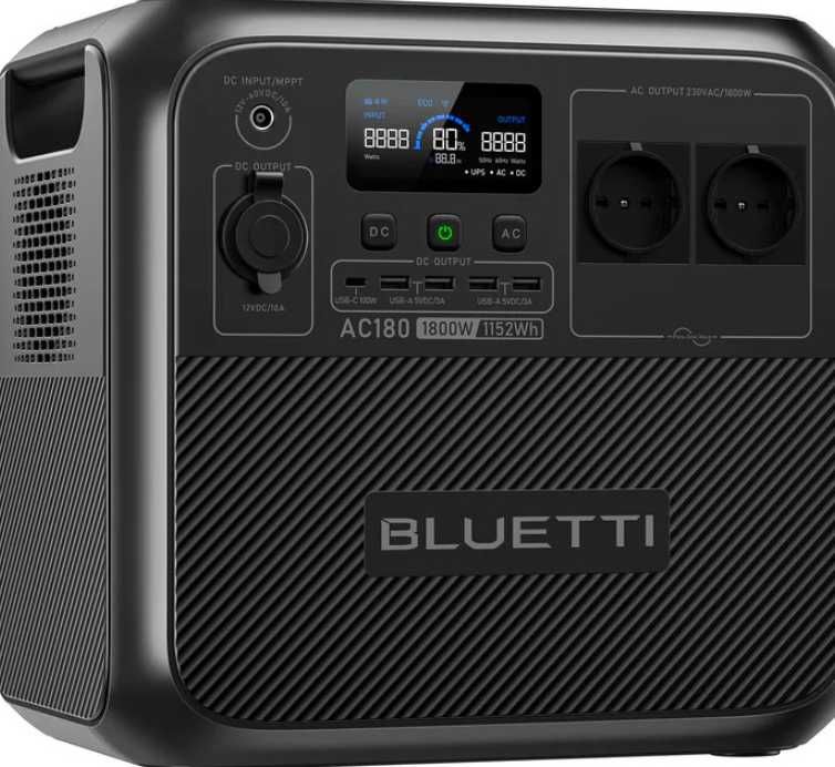 Генератор станція BLUETTI AC180