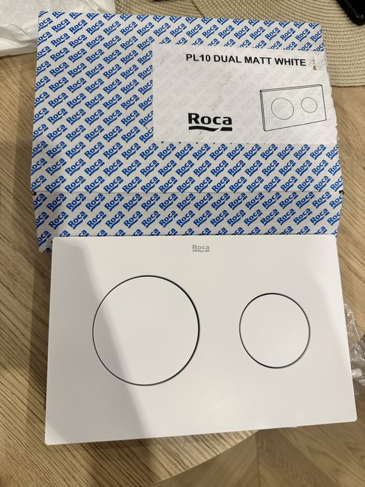 Przycisk WC Roca PL10 Dual Matt White