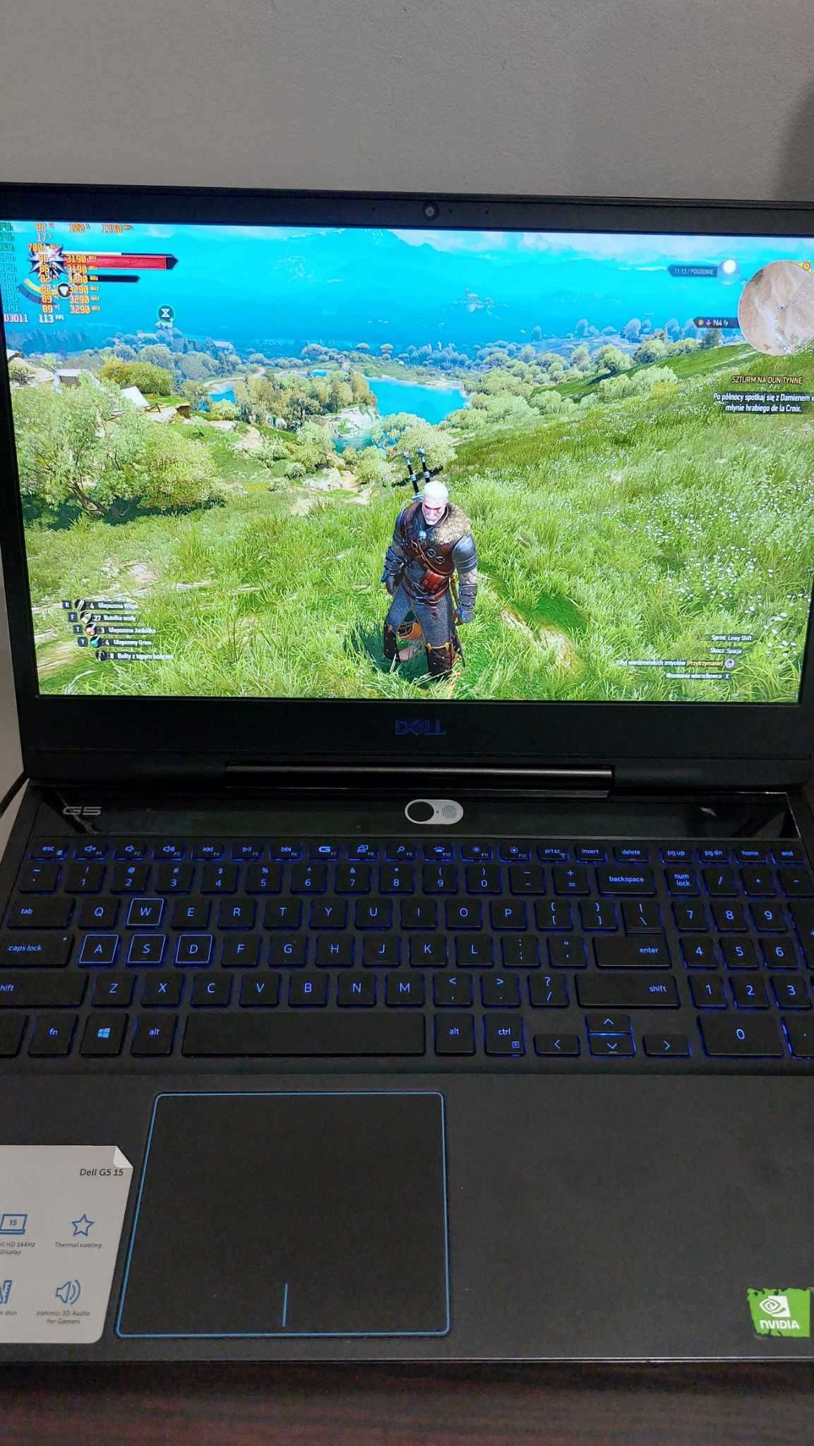 Laptop DELL G5 5590 i7-9750H 16GB RAM 512GB RTX2060 FHD W11. 144Hz
