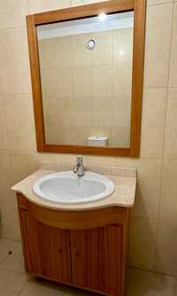 Móvel WC com espelho