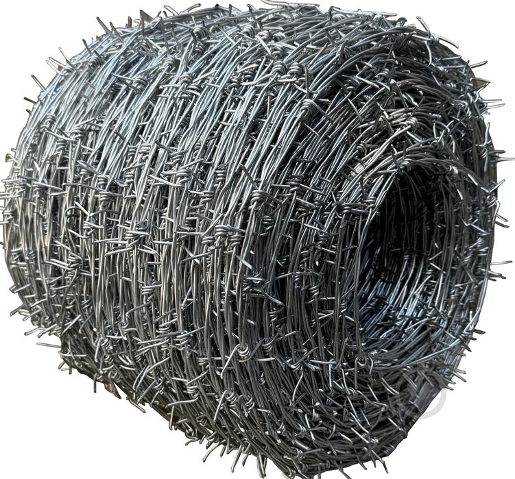 Дріт колючий двохосновний 1,8 мм оцинкований