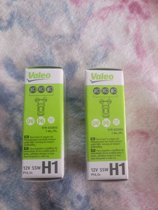 Żarówki H1 12V,55W, 2 sztuki