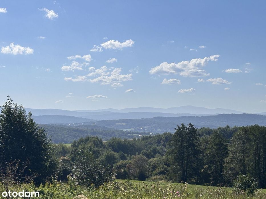 NOWA OFERTA • Działka budowlana  • Buków • Widok na Babią G