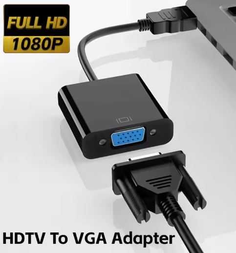 Przejściówka HDMI do VGA / Adapter HDMI to VGA