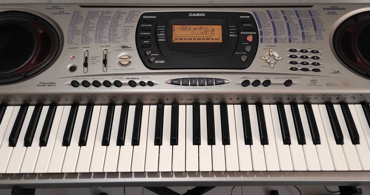 Keyboard CASIO CTK-671 + statyw i pokrowiec