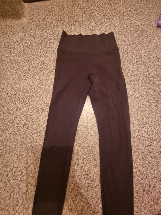 leginsy czarne damskie xs