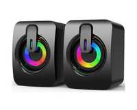 Колонки с RGB AIDEARS A2 компактные для ПК, ноутбук и смартфон