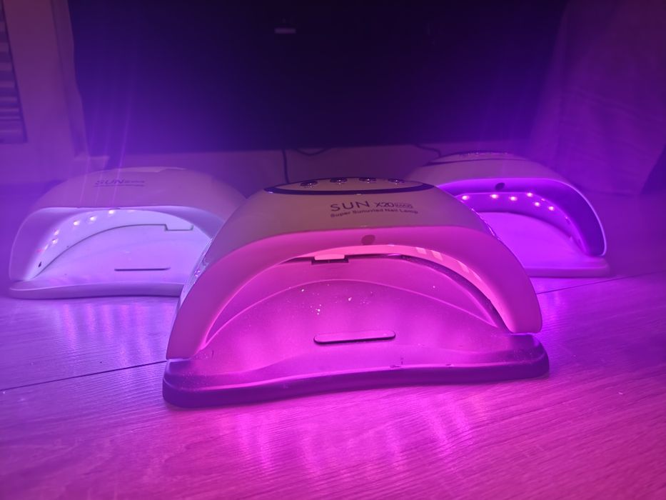 Lampa UV LED 3sztuki .Zestaw 3lamp do paznokci