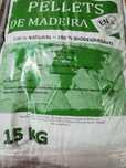 Pellets Certificadas 100 % Madeira saco 15kg 4,40€
