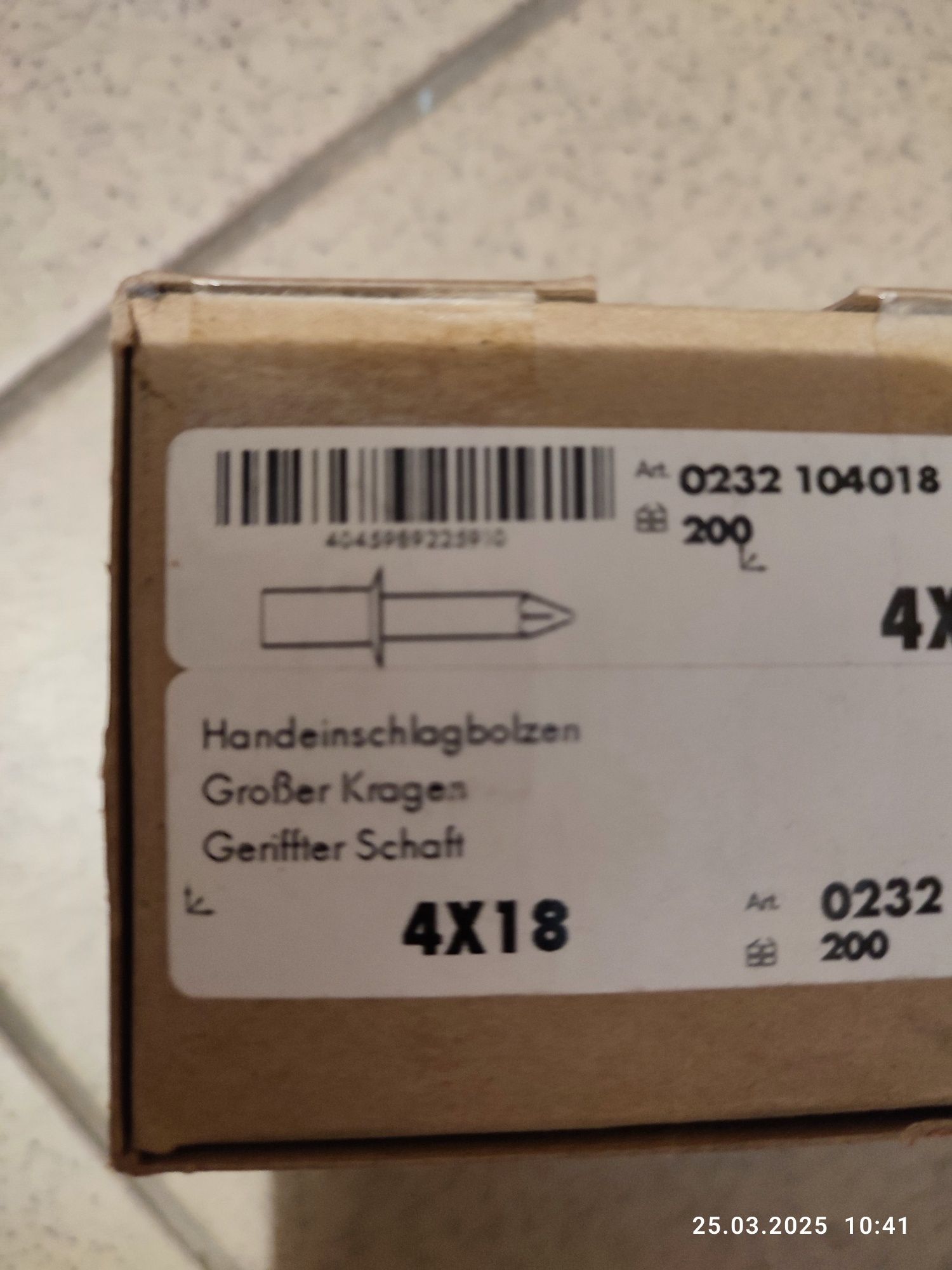 Gwóźdź Würth 4x18