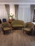 Sofa + 2 fotele ludwik berżera po renowacji