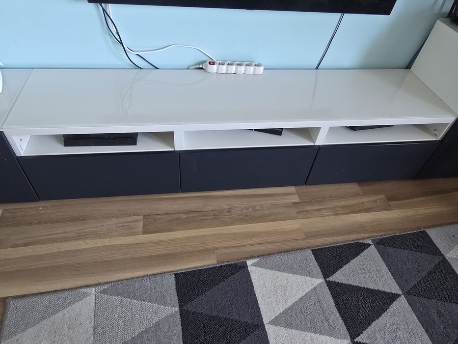 IKEA BESTA szafka komoda rtv + szyba