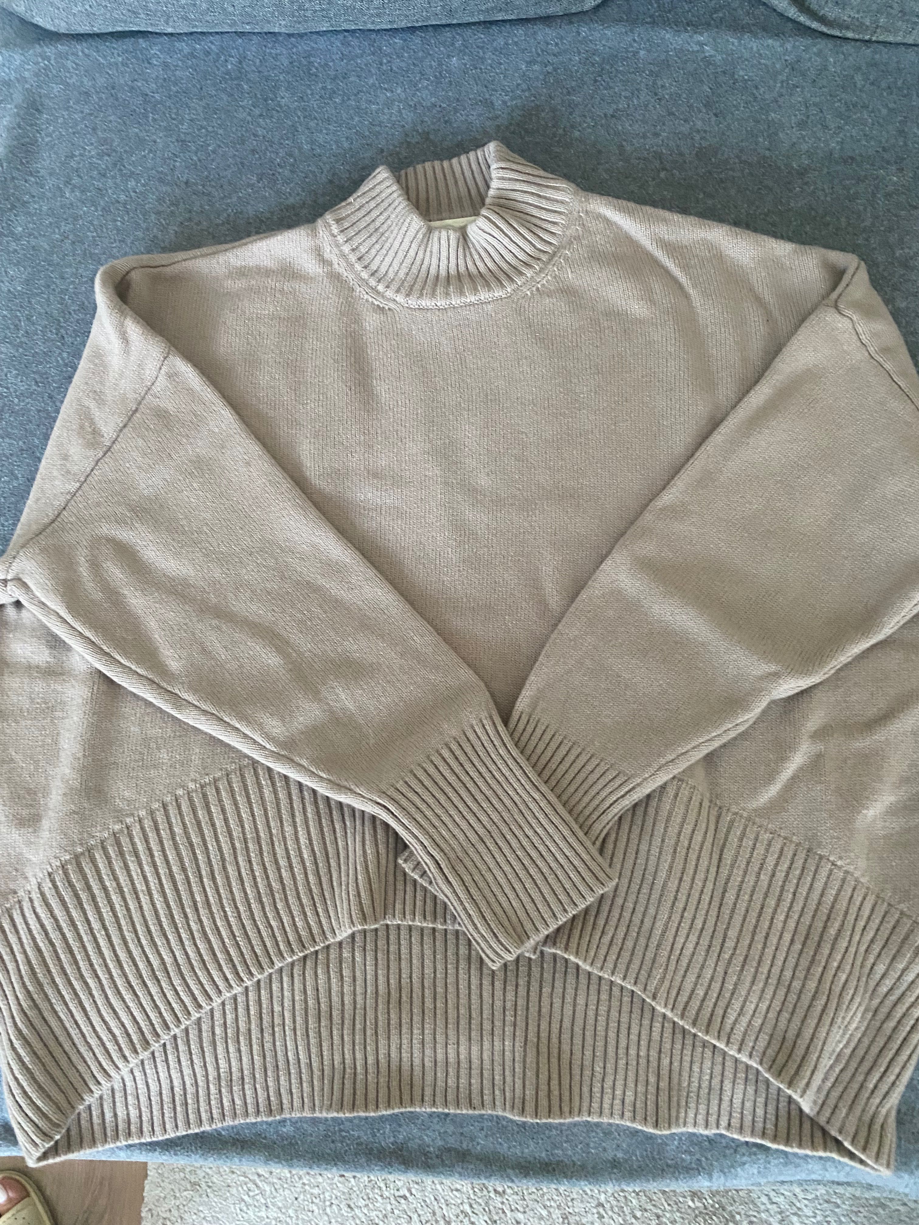 Sweter wełna kaszmir Massimo Dutti