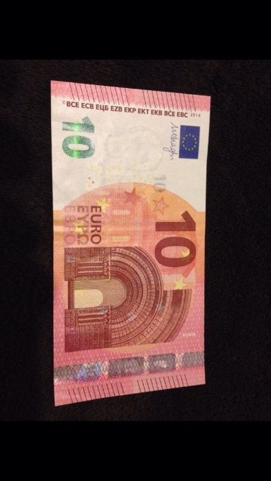 Nota de dez euros capicua