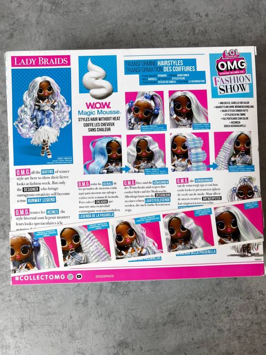 LOL Surprise OMG Fashion Show Hair Edition Lady Braids