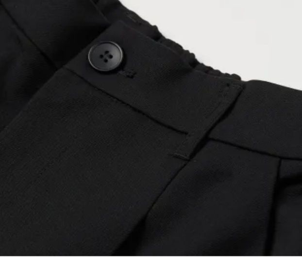 H&M r.48 NOWE czarne eleganckie spodnie szerokie nogawki